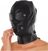 Maschera da boia BDSM in pelle (unisex) - Rimba