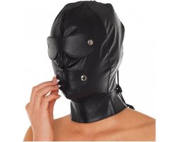 Rimba Bondage Play - Hood Met afneembare mond- En oogdelen