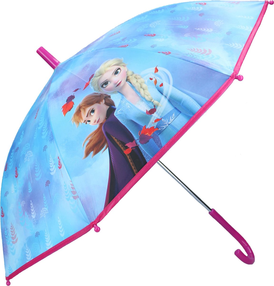 Disney Frozen II Don't Worry About Rain Paraplu - 63 x 70 x 70 cm - Blauw