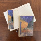 Hardcover Notitieboek Kunst 'Cafe-terras bij Nacht' Vincent van Gogh
