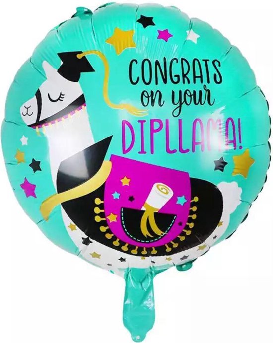 De stad maniac etiket Folie ballon geslaagd Diploma | bol.com