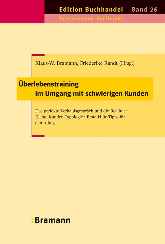 Edition Buchhandel 26 - Überlebenstraining im Umgang mit sc ... - cover