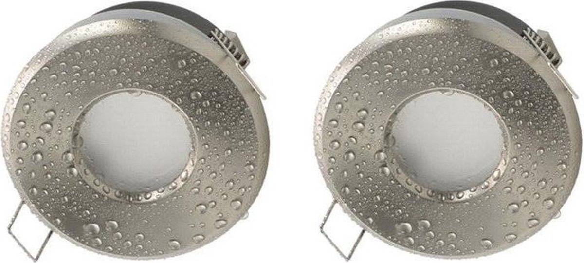 stuks LED inbouw spots badkamer * geborsteld metaal * waterdicht IP65 * incl.... bol.com