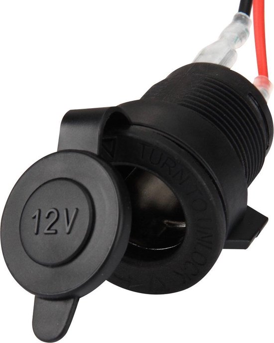 12-24V Sigarettenaansteker Adapter Female Socket Voor Auto En Motorfiets