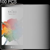 100 stuks 0,26 mm 9H 2,5D film van gehard glas voor LG Stylo 2 Plus / K550