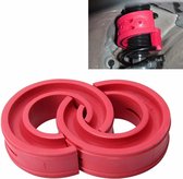 2 STKS Auto Auto A Type Schokdemper Veerbum Power Cushion Buffer, Veer Afstand: 47mm, Colloïd Hoogte: 80mm (rood)