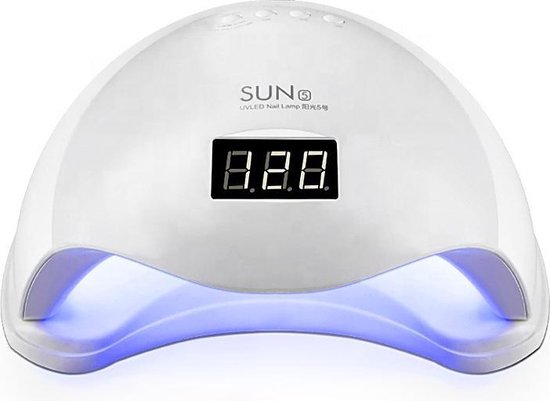 lezer Maak een bed Nietje Sun 5 48W Wit Nageldroger Met UV LED Lamp Nagels - Gellak/Gelnagels/Gel  Nagellak... | bol.com