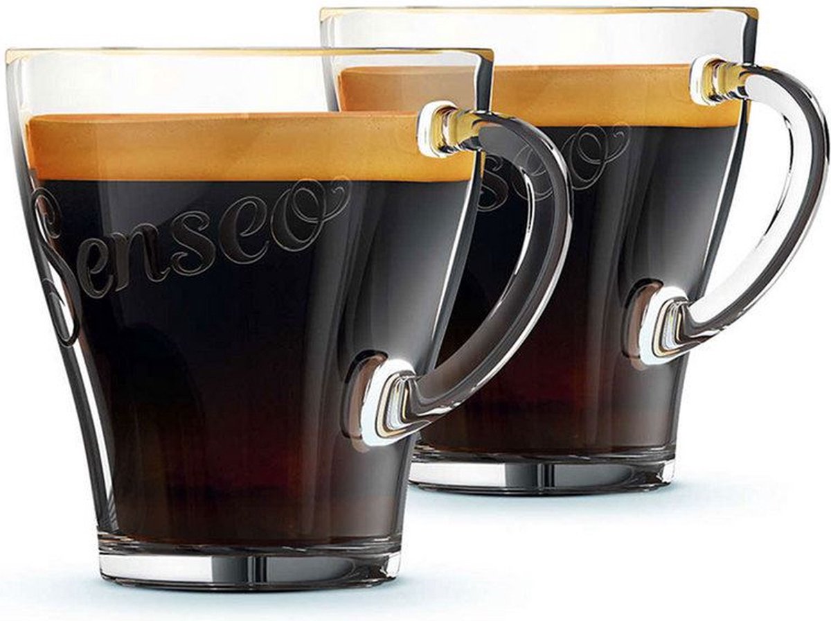 Schrijf een brief teer Bekend Philips Senseo CA6510/00 – Glazen koffiekopjes - 2 stuks | bol.com