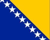 Vlaggetje Bosnië-Herzegovina 20x30cm
