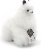 Alpaca Knuffel - Ivoor - Klein  - 23 cm -  Alpacawol - Handgemaakt, Natuurlijk & Fairtrade - Allergie-vrij