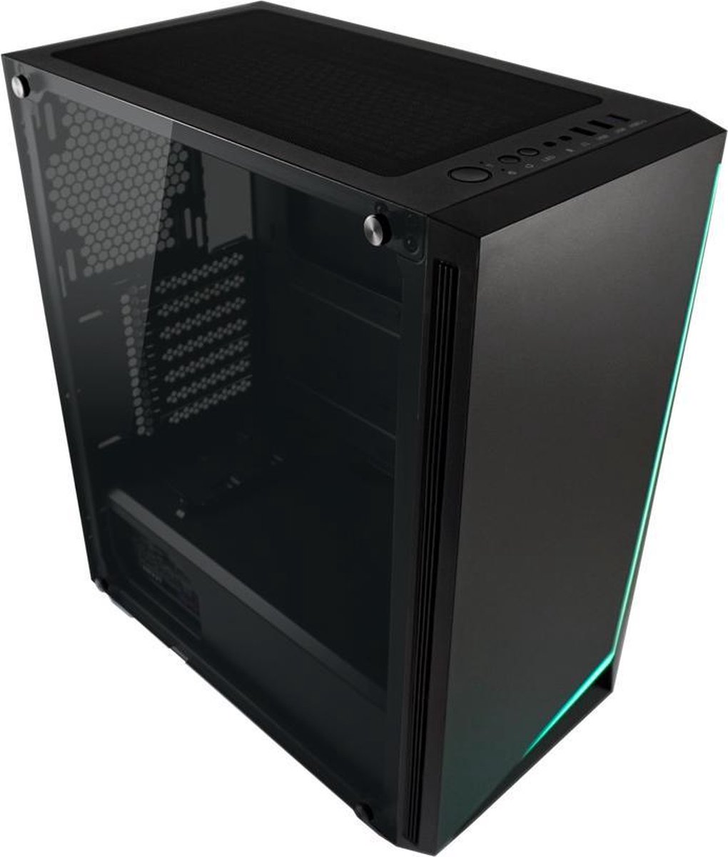 LCPOWER® Strike Force Gaming PC Computer Behuizing Zijpaneel Van