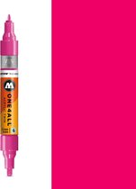 Molotow ONE4ALL - Magenta Acrylic Twin 1,5 – 4 mm Marker