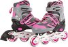 foto van Inline skates: roze/grijs maat 31/34
