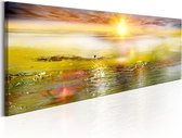 Schilderijen Op Canvas - Schilderij - Sunny Sea 150x50 - Artgeist Schilderij