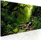 Schilderijen Op Canvas - Schilderij - The Fairytale Forest 135x45 - Artgeist Schilderij