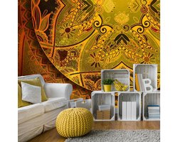 Fotobehang - Mandala: Golden Poem