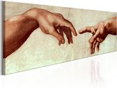 Schilderijen Op Canvas - Schilderij - God's Finger 135x45 - Artgeist Schilderij