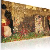 Schilderijen Op Canvas - Schilderij - Gustav Klimt - inspiratie 60x40 - Artgeist Schilderij