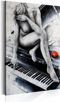 Schilderijen Op Canvas - Schilderij - Sensual Music 60x90 - Artgeist Schilderij