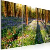 Schilderijen Op Canvas - Schilderij - Spring Forest 90x60 - Artgeist Schilderij