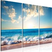 Schilderijen Op Canvas - Schilderij - Last Holiday (3 Parts) 120x80 - Artgeist Schilderij