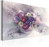 Schilderijen Op Canvas - Schilderij - Dreamer's Bouquet 90x60 - Artgeist Schilderij