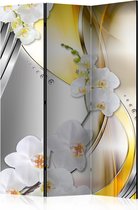 Kamerscherm - Scheidingswand - Vouwscherm - Yellow Journey [Room Dividers] 135x172 - Artgeist Vouwscherm