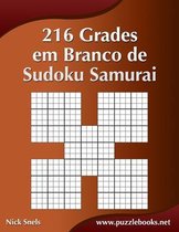 216 Grades em Branco de Sudoku Samurai