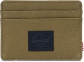 Herschel Charlie RFID - Khaki Green | Kaarthouder met 5 vakjes in hoogwaardig polyester.