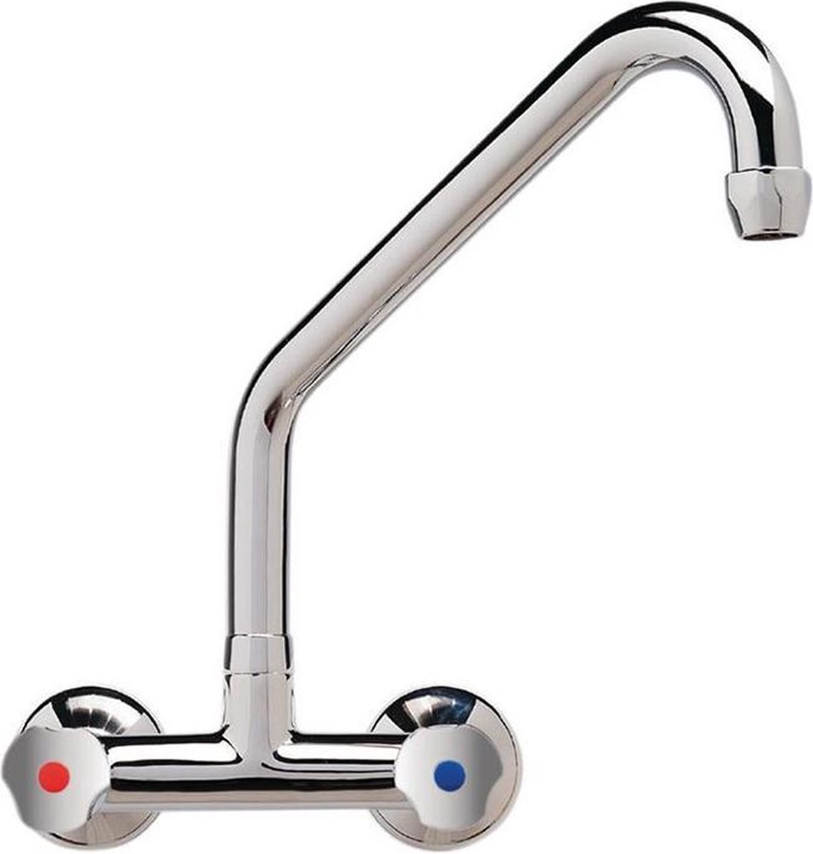 Gastro-Inox High Performance duobloc hoog muurmodel 25(Ø)mm mengkraan 300mm