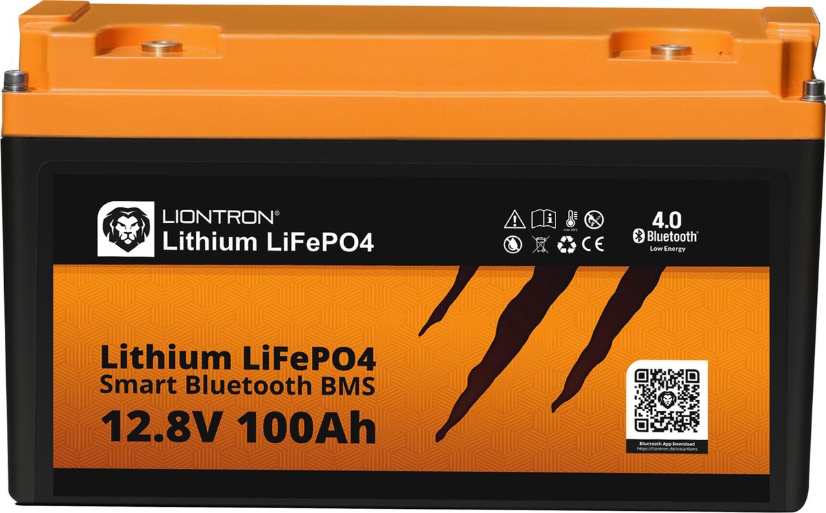 Liontron - LiFePO4 - Lithium accu | 20Ah | 12.8V | bol.com