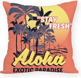 | Kussens | Kussenhoes Aloha Exotic Paradise | 45 x 45 cm.