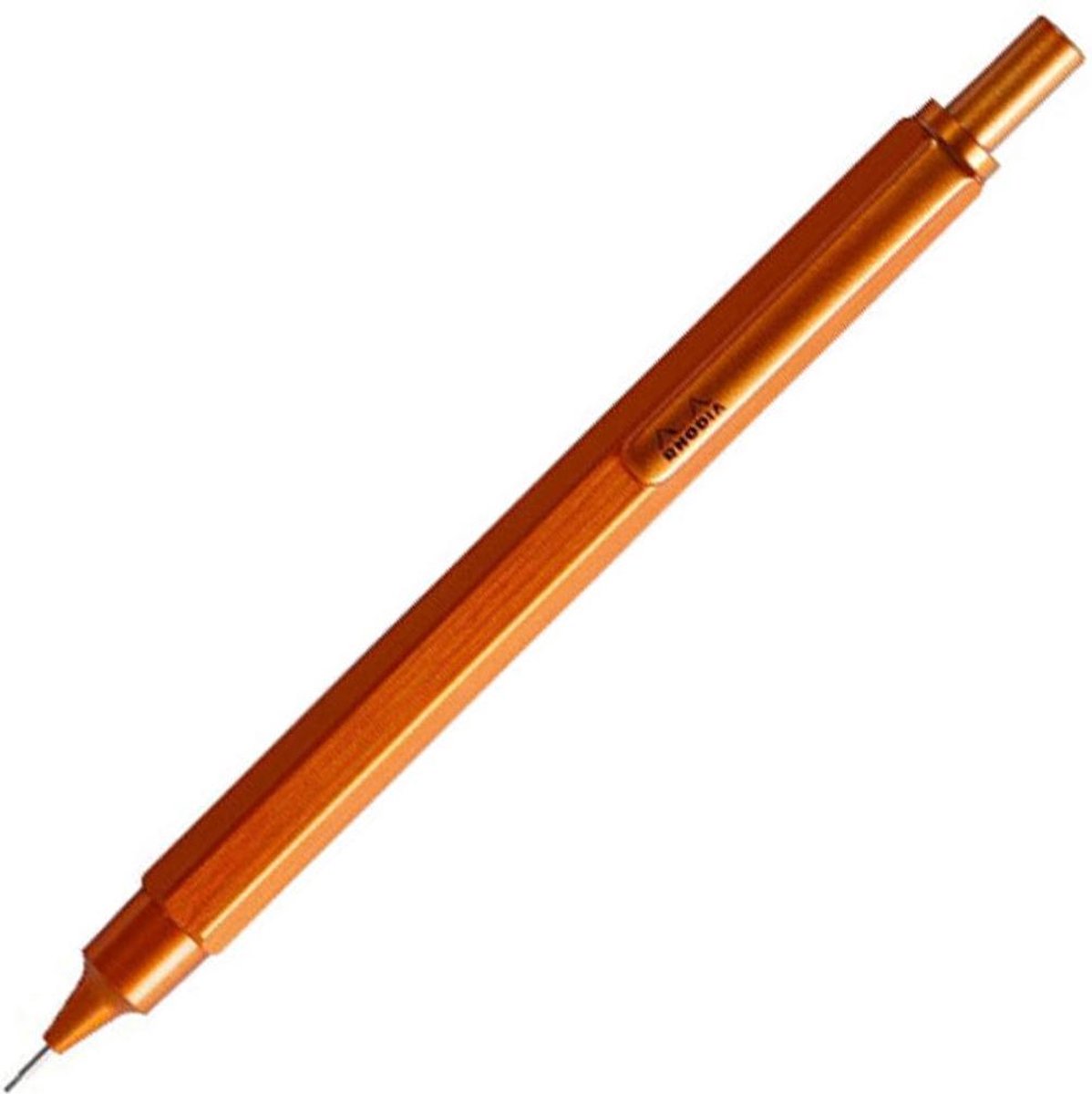 Rhodia Script Mechanical Vulpotlood – Oranje body – 0,5 mm schrijfbreedte