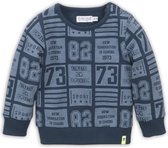 Dirkje - Baby sweater - Mid blue - Mannen - Maat 62
