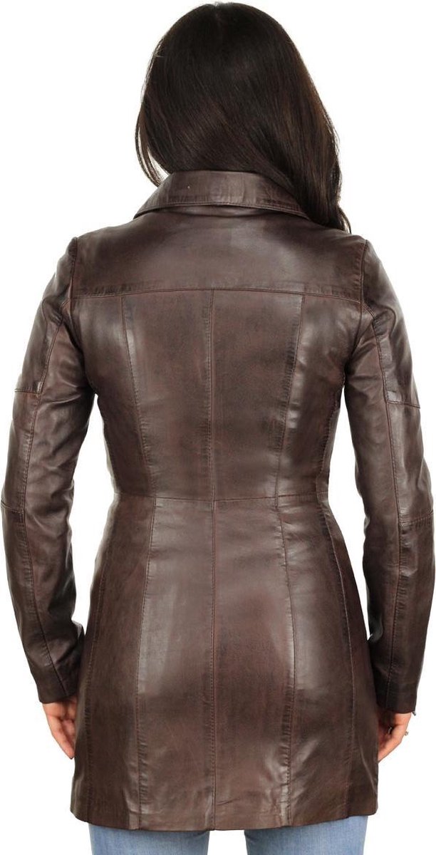 Versano Chicago Lange Leren Dames Jas L Versano Chicago Lange Leren Dames Jas L