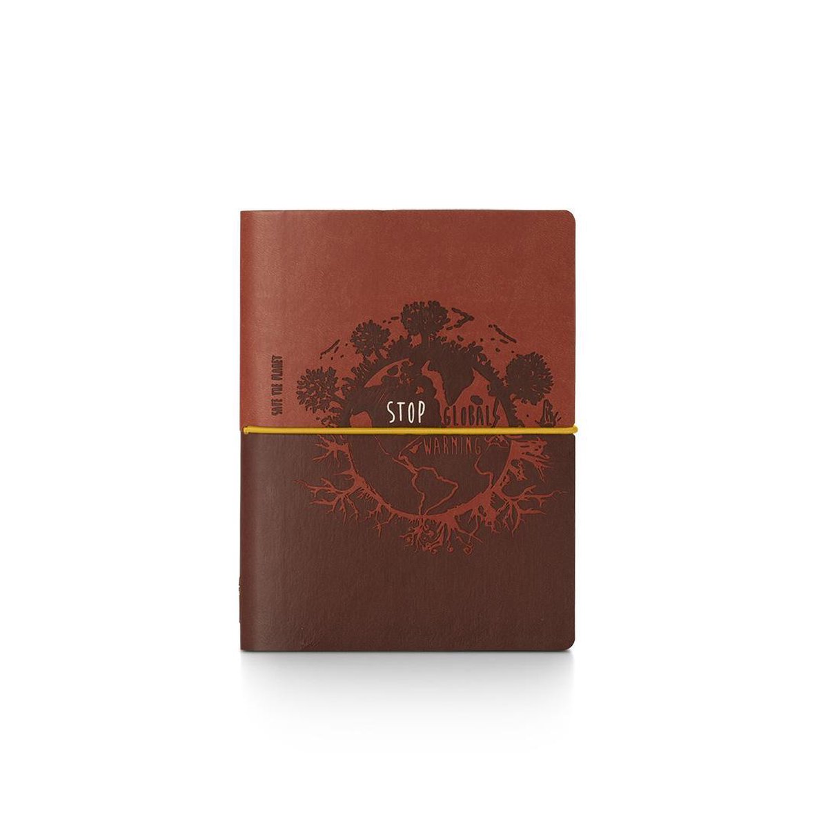 CIAK notitieboek Save the Planet - 12x17cm - gelinieerd - softcover - coffee