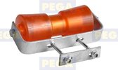 Kielrol polyurethaan met beugel 60 mm (162.55)