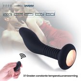 Hismith prostaat en anale vibrator met afstandsbediening, 100% waterdichte anale plug voor mannen en vrouwen!