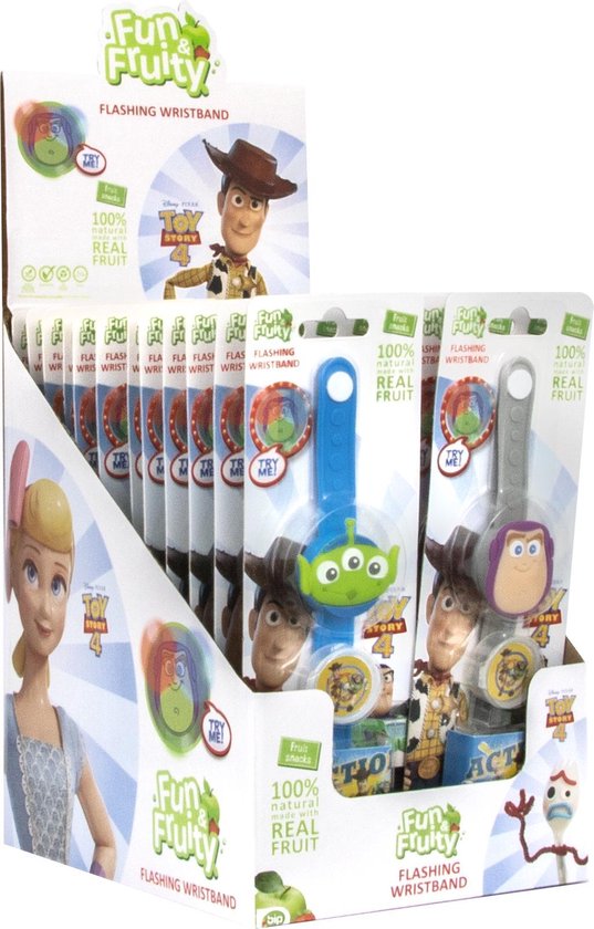 Toy Story 4 Fruity Flashing Wristbands 24 stuks