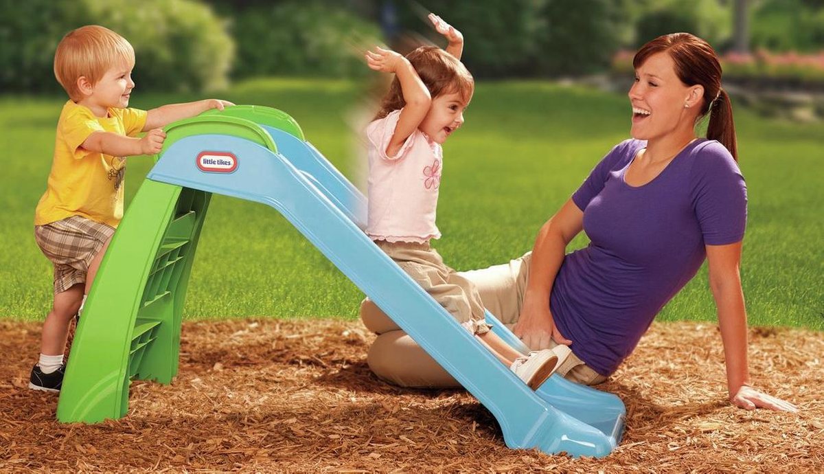 Little Tikes First Slide Glijbaan - 70 cm hoog - Blauw/Groen — afbeelding 14