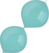 Amscan Slingerballonnen 30 Cm Latex Lichtturquoise 50 Stuks