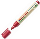 edding 21 EcoLine Permanente Marker, Ronde Punt, 1,5 - 3 mm, Rood (doos 10 stuks)