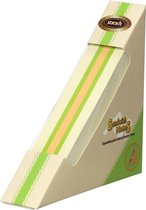 Stick'n Memoblok kubus - sandwich 99x99mm, neon/pastel geel/groen/oranje, 250 sticky notes