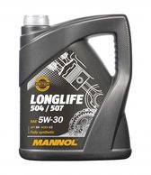 Mannol Longlife 504/507 | 5W-30 | Vol-Synthetische Motorolie | 5 Liter