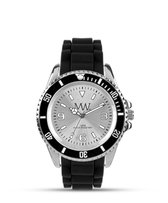 Horloge MW Sili Metal Watch Big Zilver