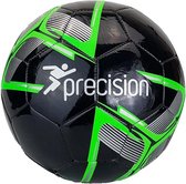 Precision Midi Voetbal Fusion 220 Gr Pu Zwart/groen Maat 2