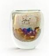 Design vaas Elips S - Fidrio PEARL COLORIQUE - glas, mondgeblazen - hoogte 11 cm