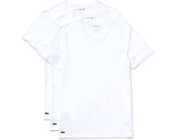 Lacoste Heren 3-pack Ondershirt - White - Maat S