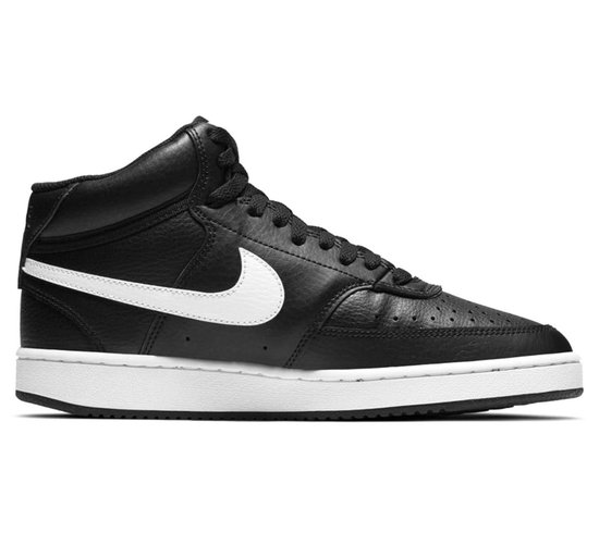 Nike - Wmns Court Vision Mid - Zwarte Sneaker - 41 - Zwart | bol.com
