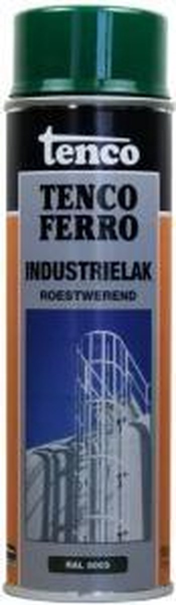 Tenco ferro industrielak donkergroen (RAL 6005) - 500 ml.